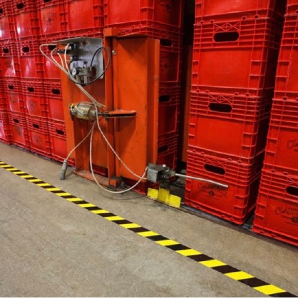 Brady Floor Marking Tape General Purpose, Striped, Black/Yellow NEW!! - Picture 10 of 10